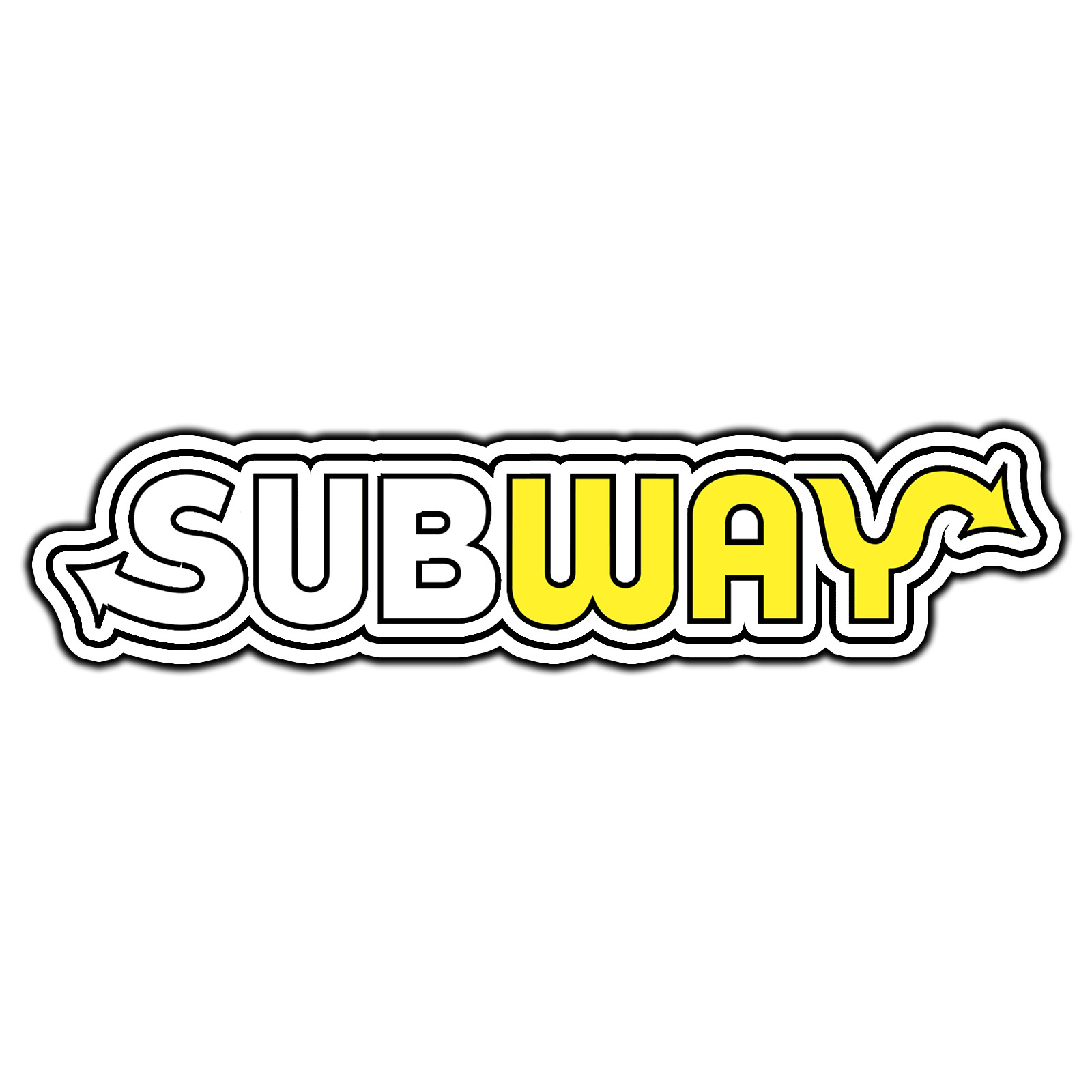 Subway Logo #2 Sticker Waterproof Vinyl Decal Die-Cut Garage Car