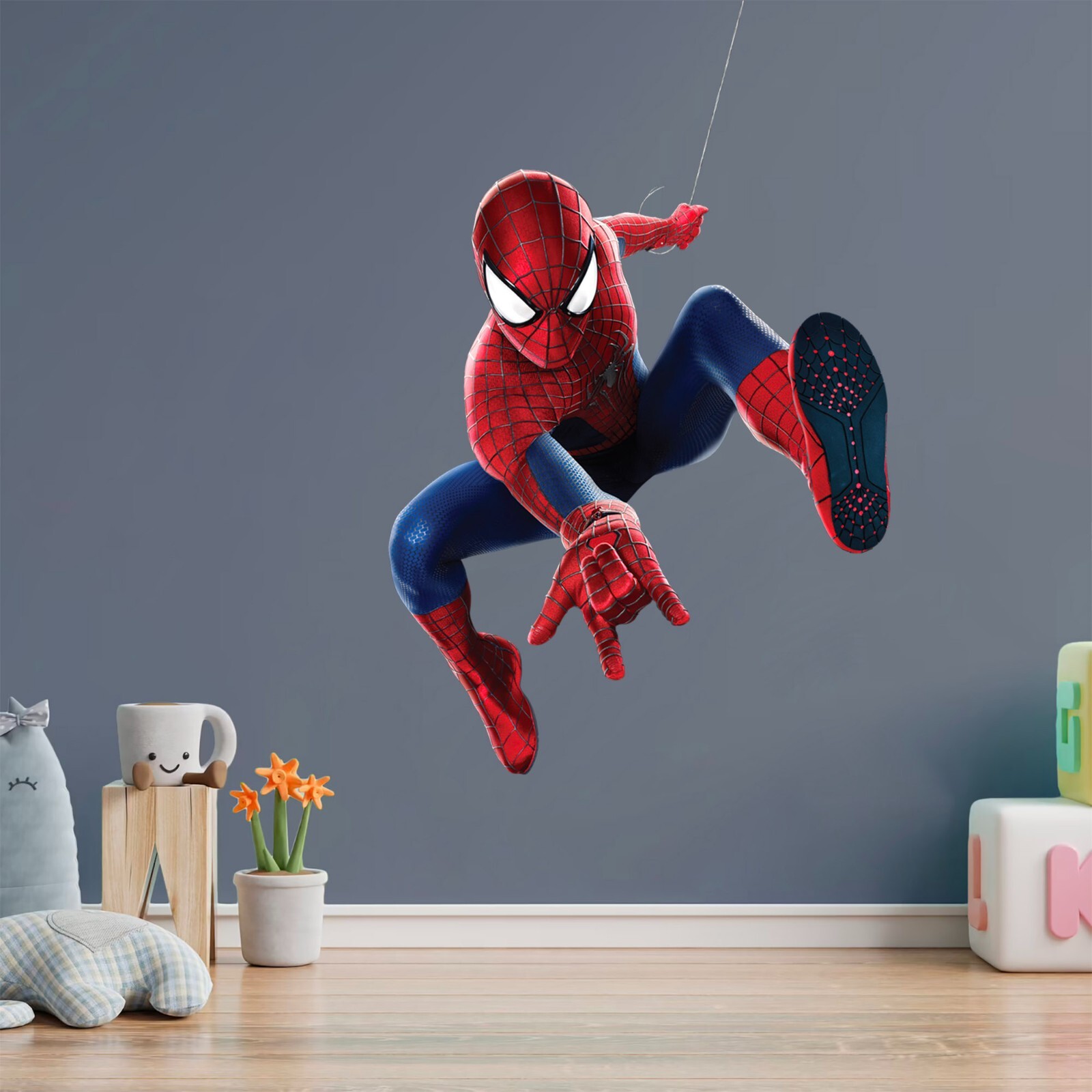 Avengers Spiderman Superhero Nursery Boy Bedroom Wall Decal Sticker