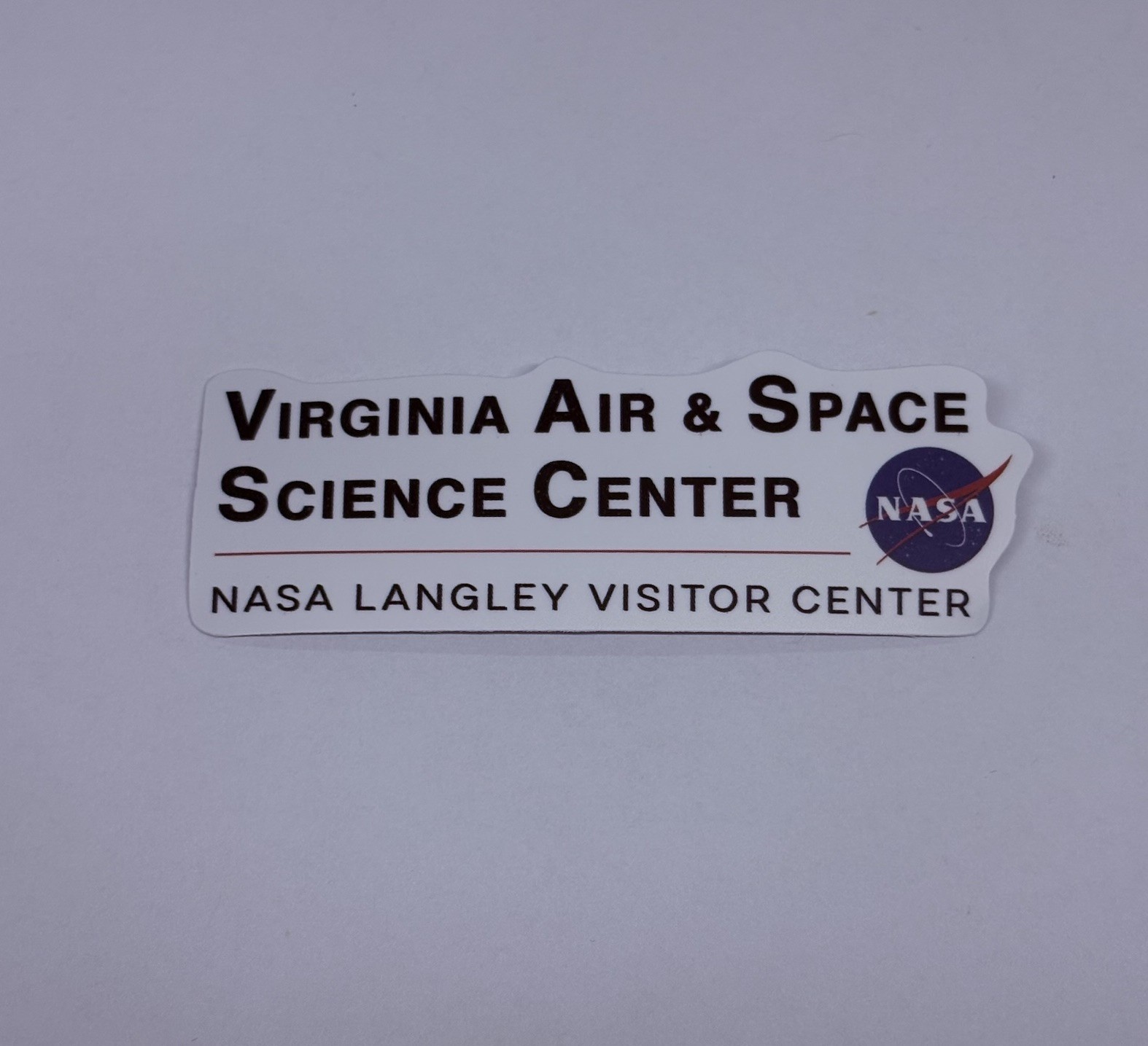 NASA Langley Visitor Center Sticker Vinyl Decal Moon Space Art Decor Novelty Tc9