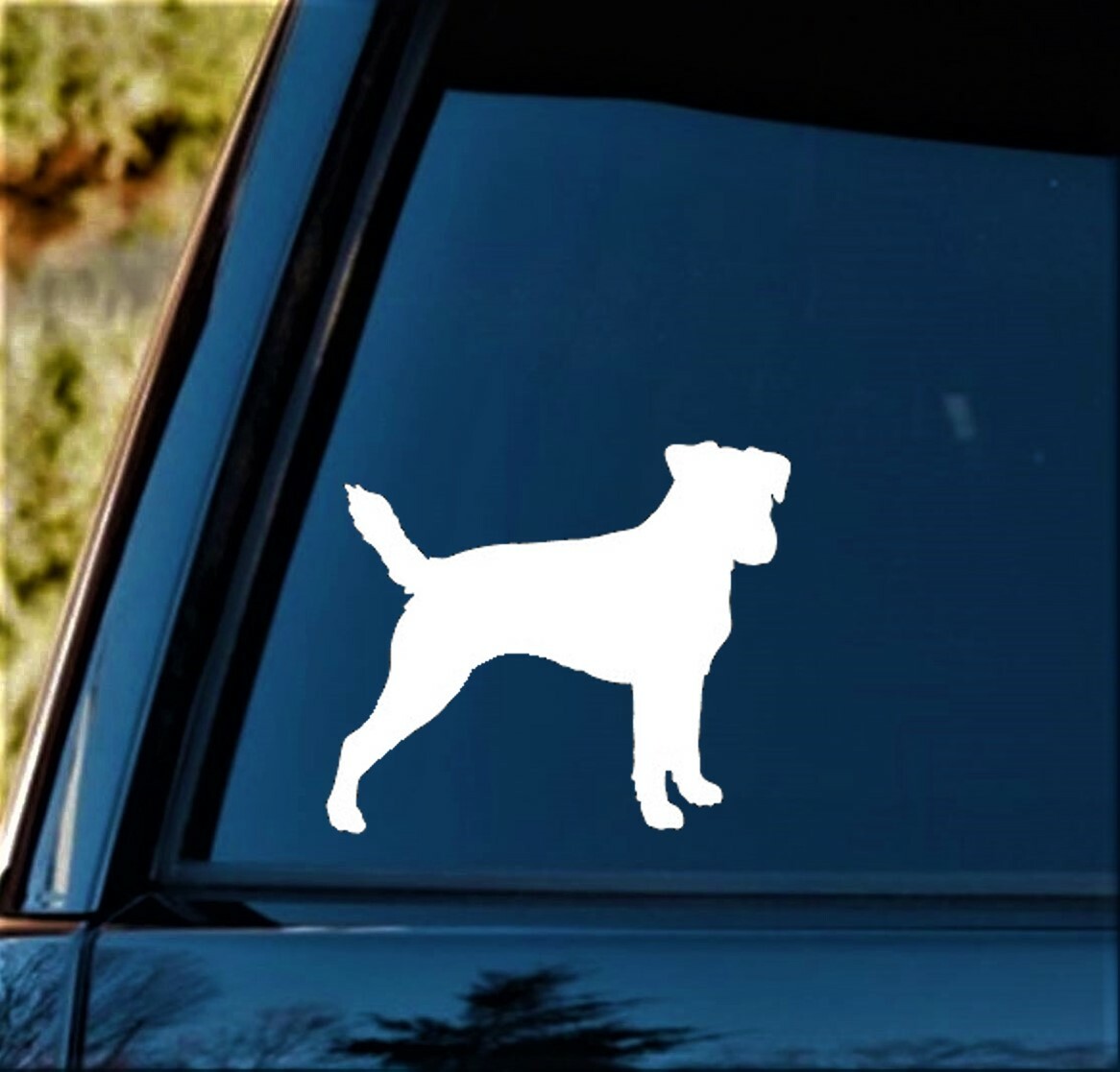 2-Count Jack Russell Terrier Dog Decal Sticker for Car Window BG 647 Pet Gift