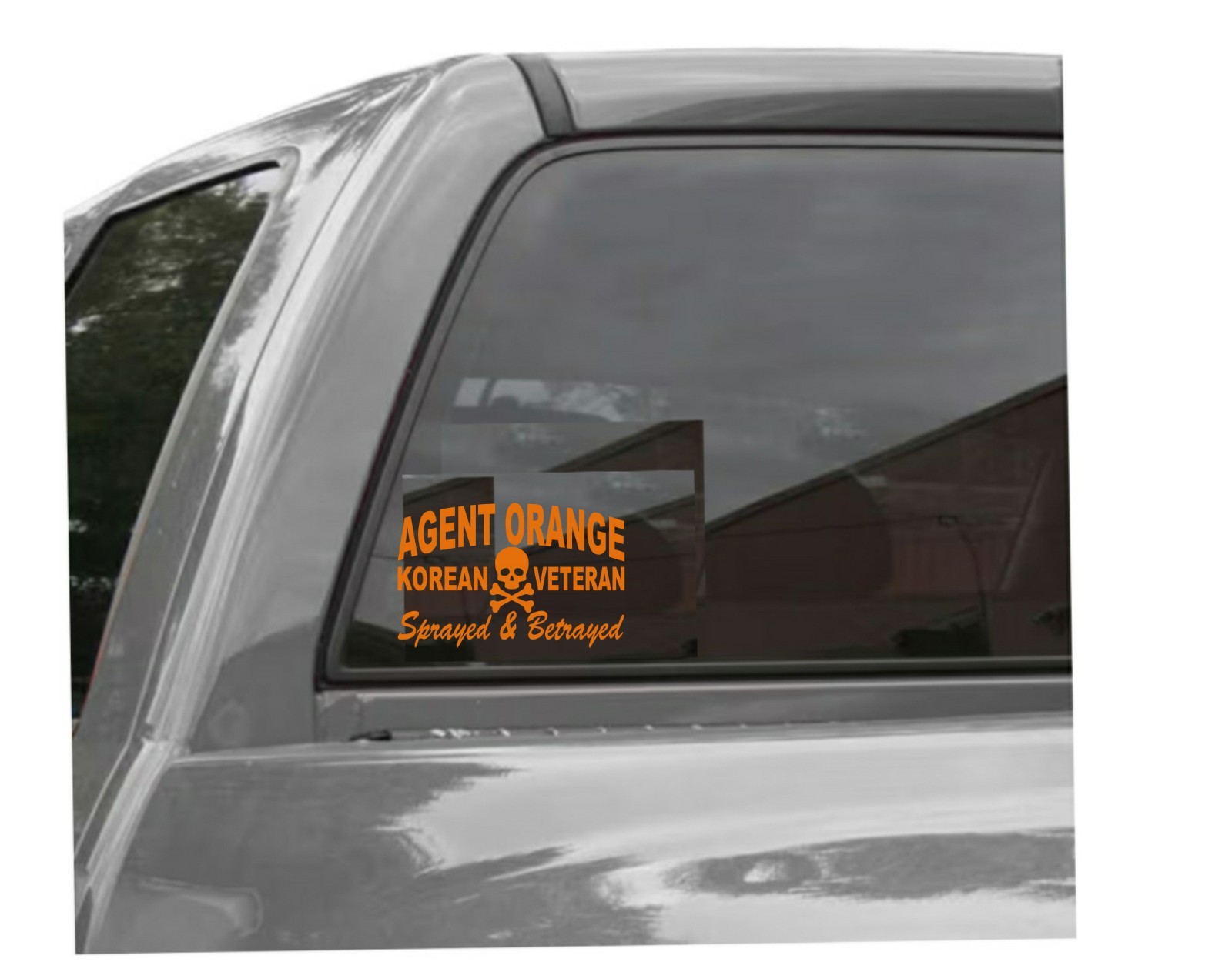 AGENT ORANGE KOREAN VETERAN Sprayed & Betrayed Vinyl Window Decal Stickers