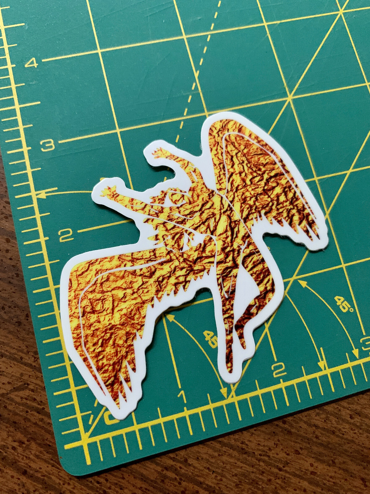 Led Zeppelin Music Angel Band Premium Vinyl Car Decal Sticker – Free Shipping