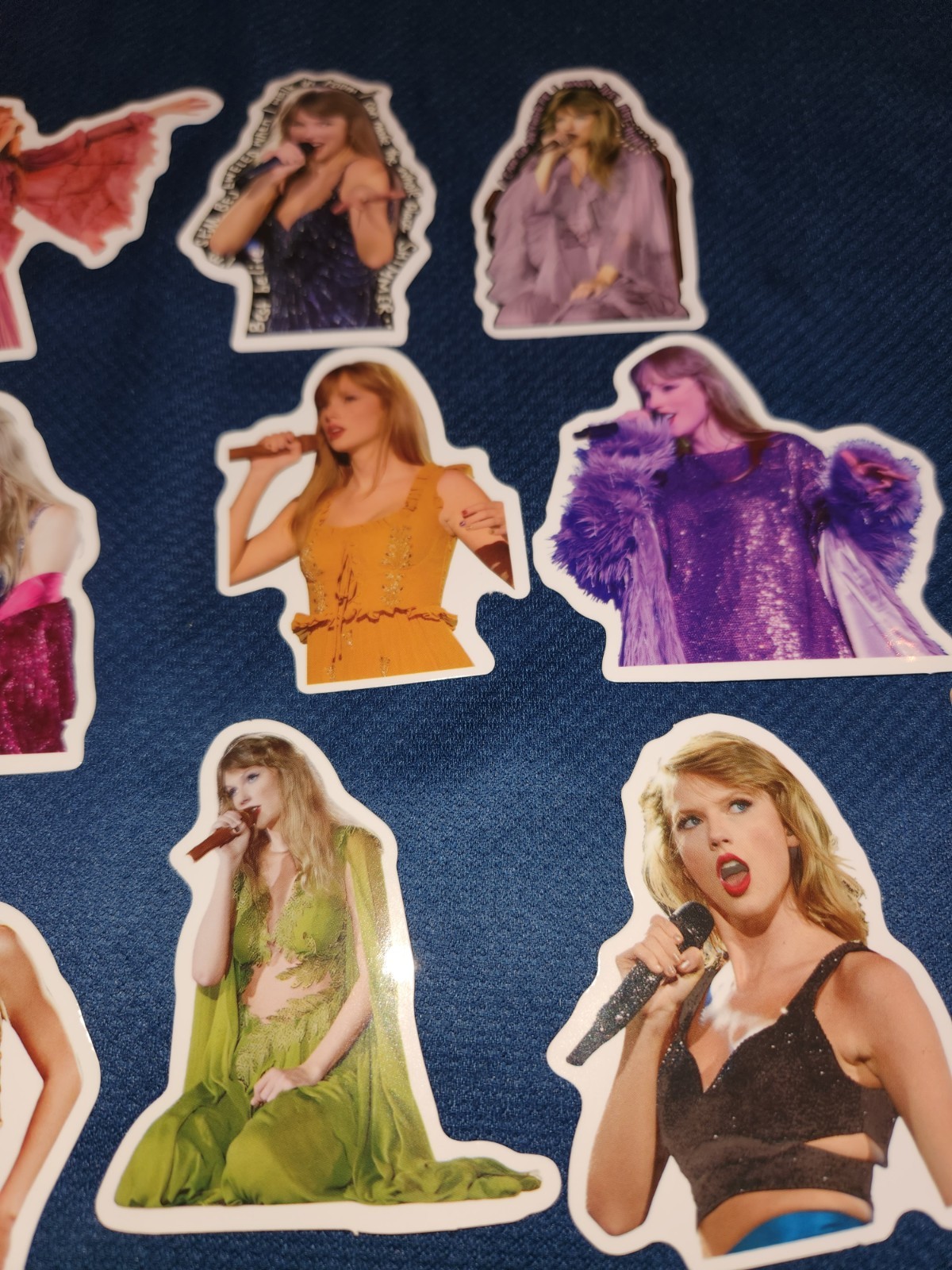 10 Taylor Swift Microphone Stickers, Swiftie, Laptop Stickers, Swiftie Decals