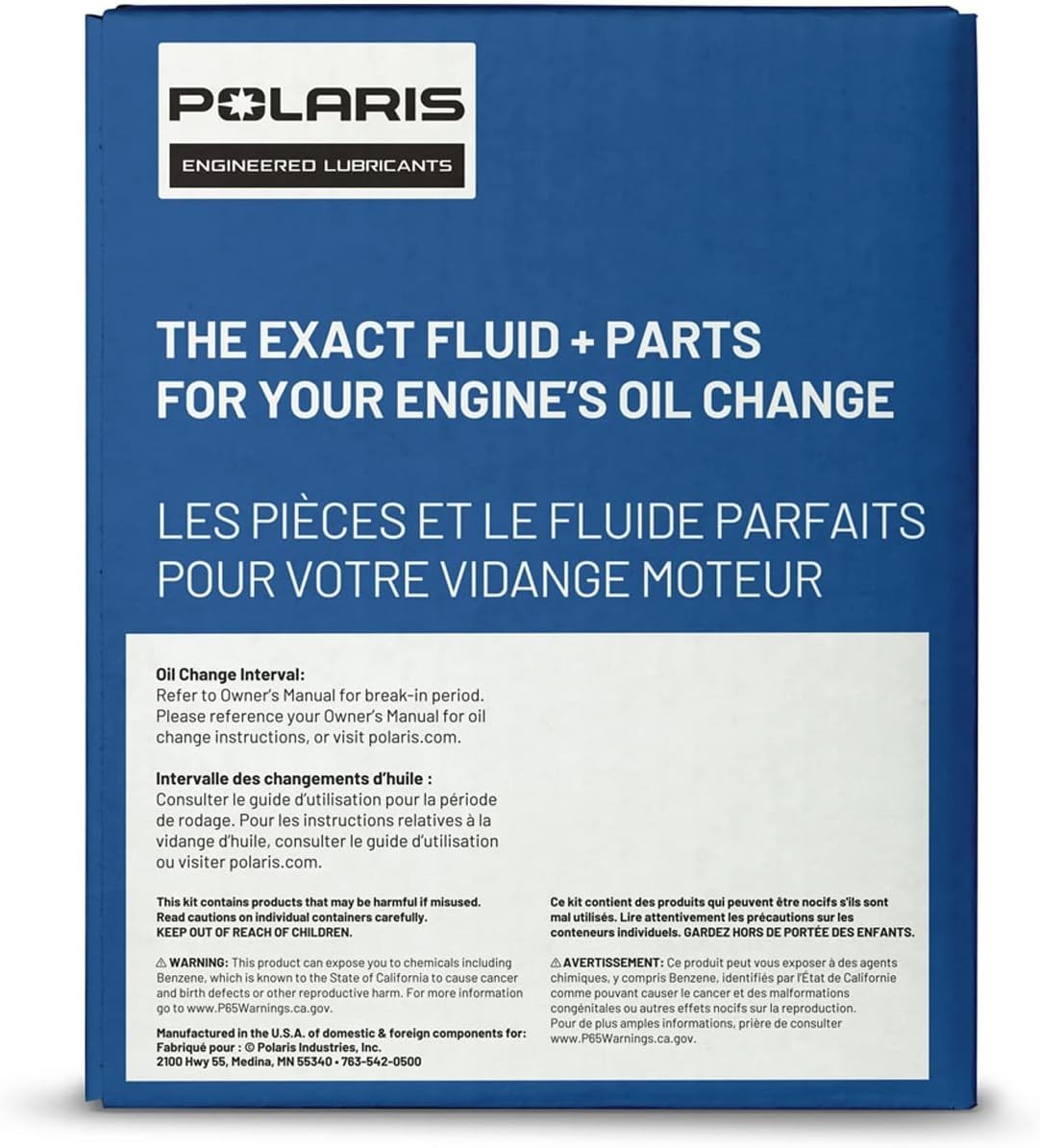 PS4 Oil Change Kit for Specific RANGER, GENERAL, RZR, ACE 900 XC Models With 4 S