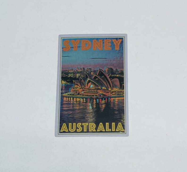Sydney Australia Sticker Opera House Travel Art Decal Vinyl Country Souvenir Tc6