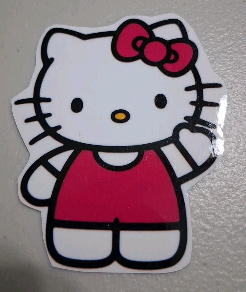 Hello Kitty Cartoon Character Vinyl Sticker NEW