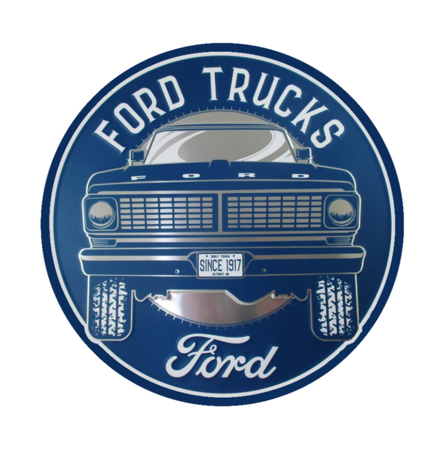 Car Classics "Ford Trucks" – 4" Handmade Vinyl Decal Cooler Vehicle Laptop 262