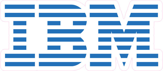 IBM Logo Vinyl Sticker for Car, Laptop, Water Bottle – Premium Quality Decor