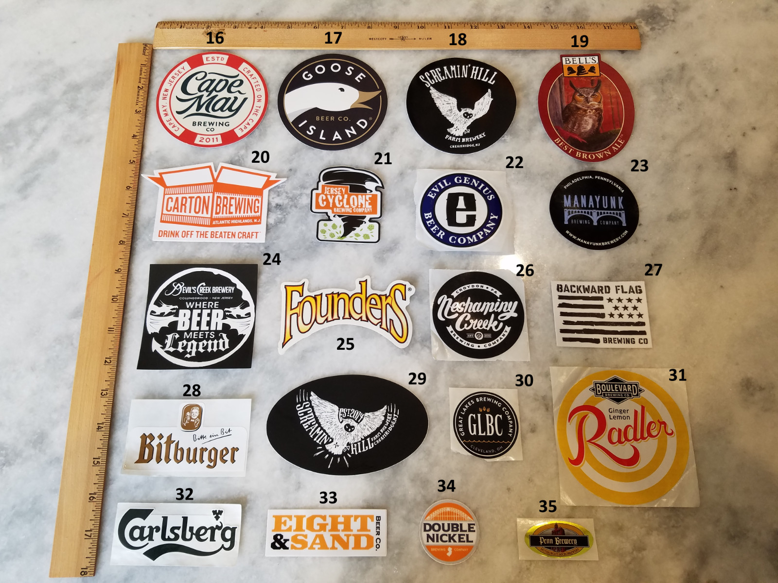 Craft Beer Brewery Stickers – YOU CHOOSE LARGE VARIETY