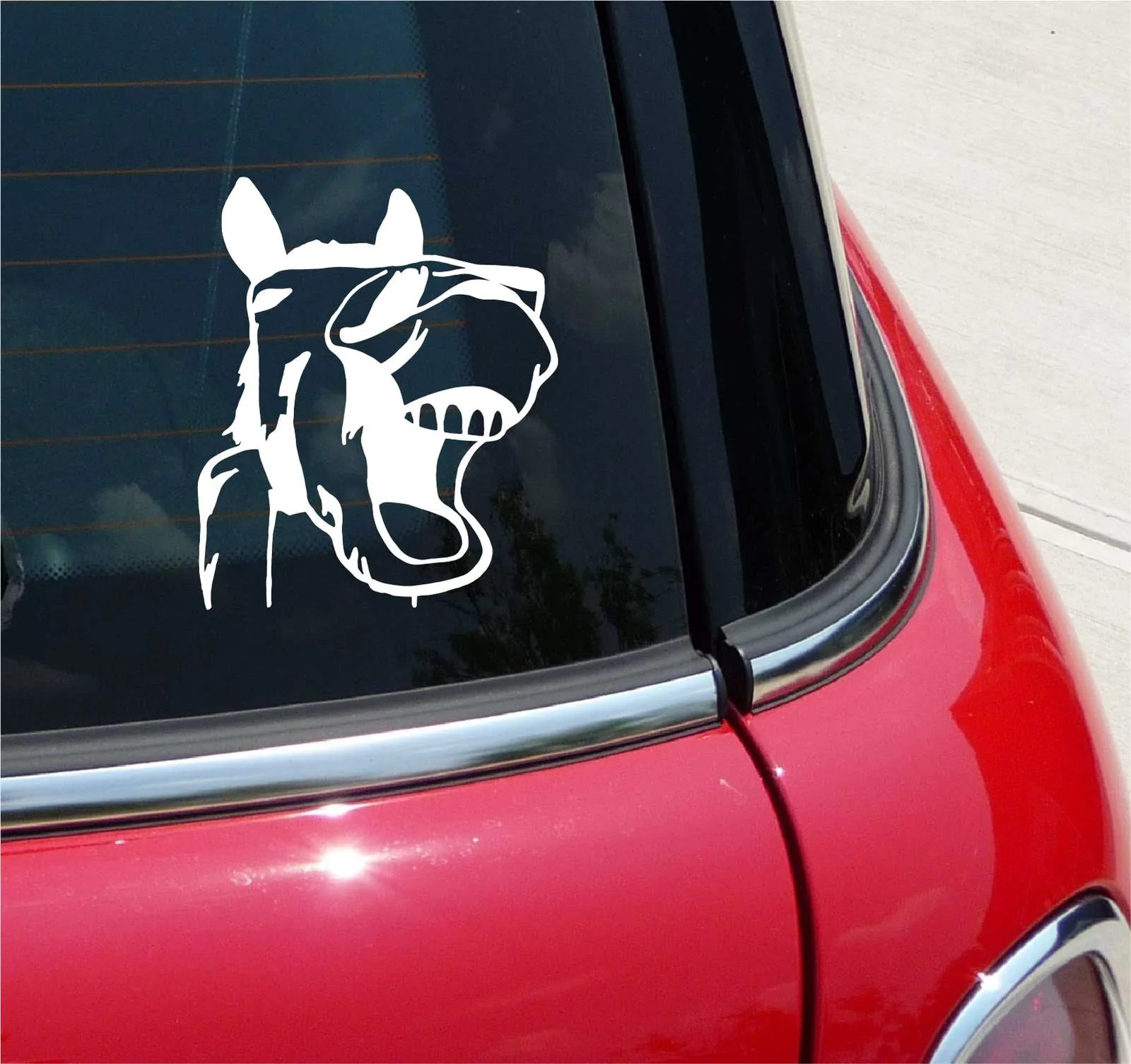 LAUGHING HORSE HORSES GRAPHIC DECAL STICKER ART CAR WALL DECOR