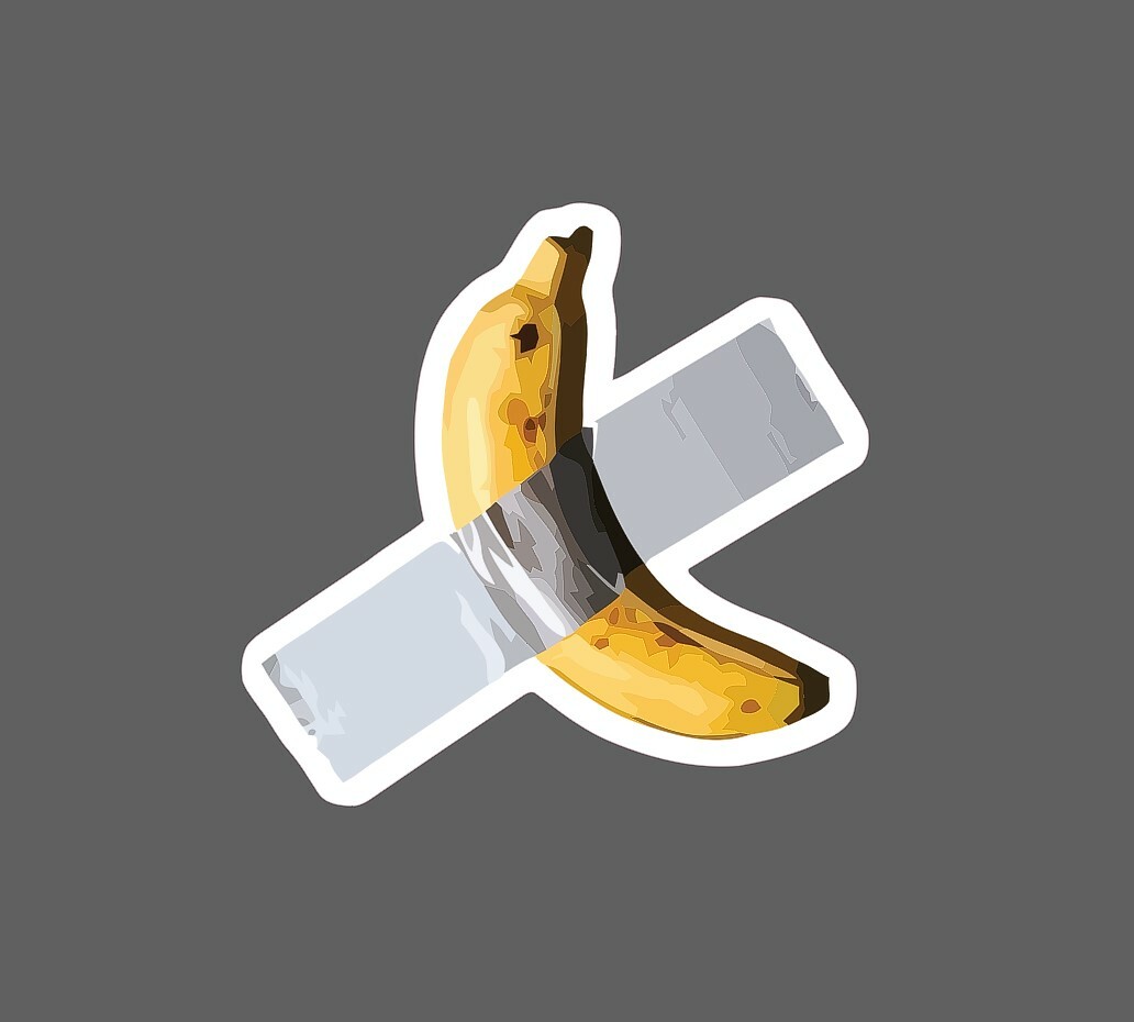 Banana Sticker Duct Taped Waterproof – Buy Any 4 For $1.75 Each Storewide!
