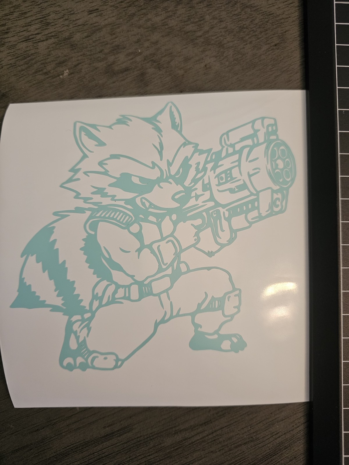Marvel Rocket Raccoon Custom Vinyl Decal