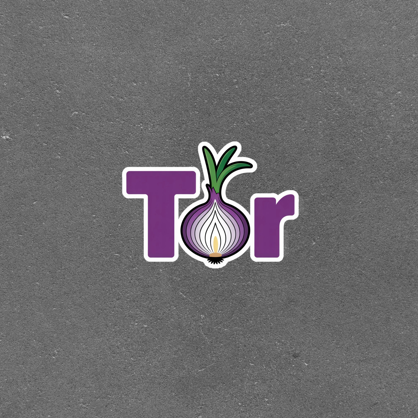 Artsy Purple Onion Logo Vinyl Sticker Decal for Laptops & Water Bottles #6276