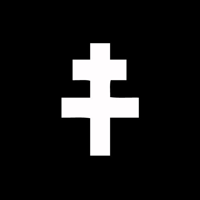 DOUBLE CROSS Solid Vinyl Decal Sticker – FREE USA SHIPPING