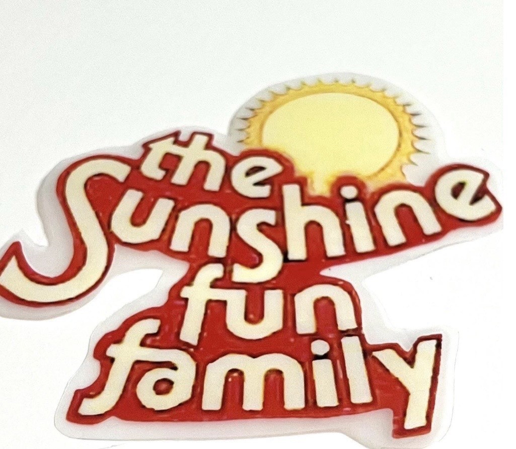 12” The sunshine Family Custom Made Vinyl Stickers, Extra Large