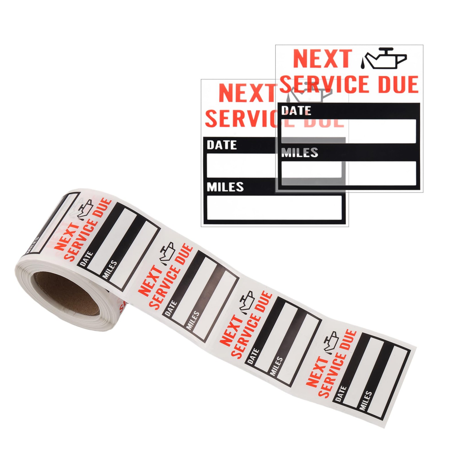 300PCS Car Oil Change Stickers for Windshield,Next Service Due Sticker,2"x2" …