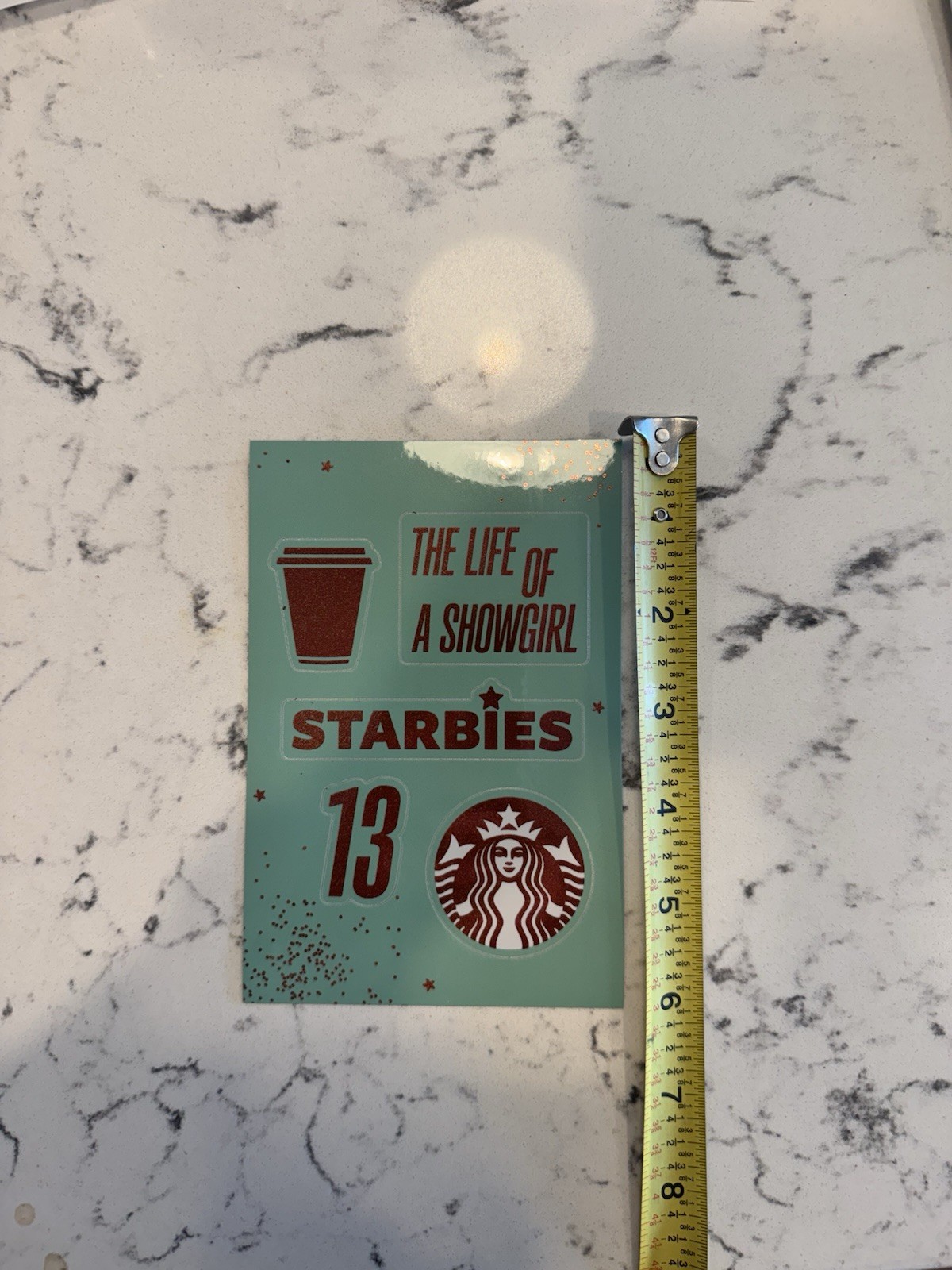 Taylor Swift Life Of A Showgirl Starbucks Stickers