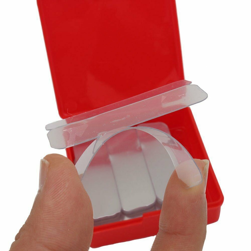 Convenient 60PCS/BOX Double Sided Sticky Tape Strong Hold Easy to Apply