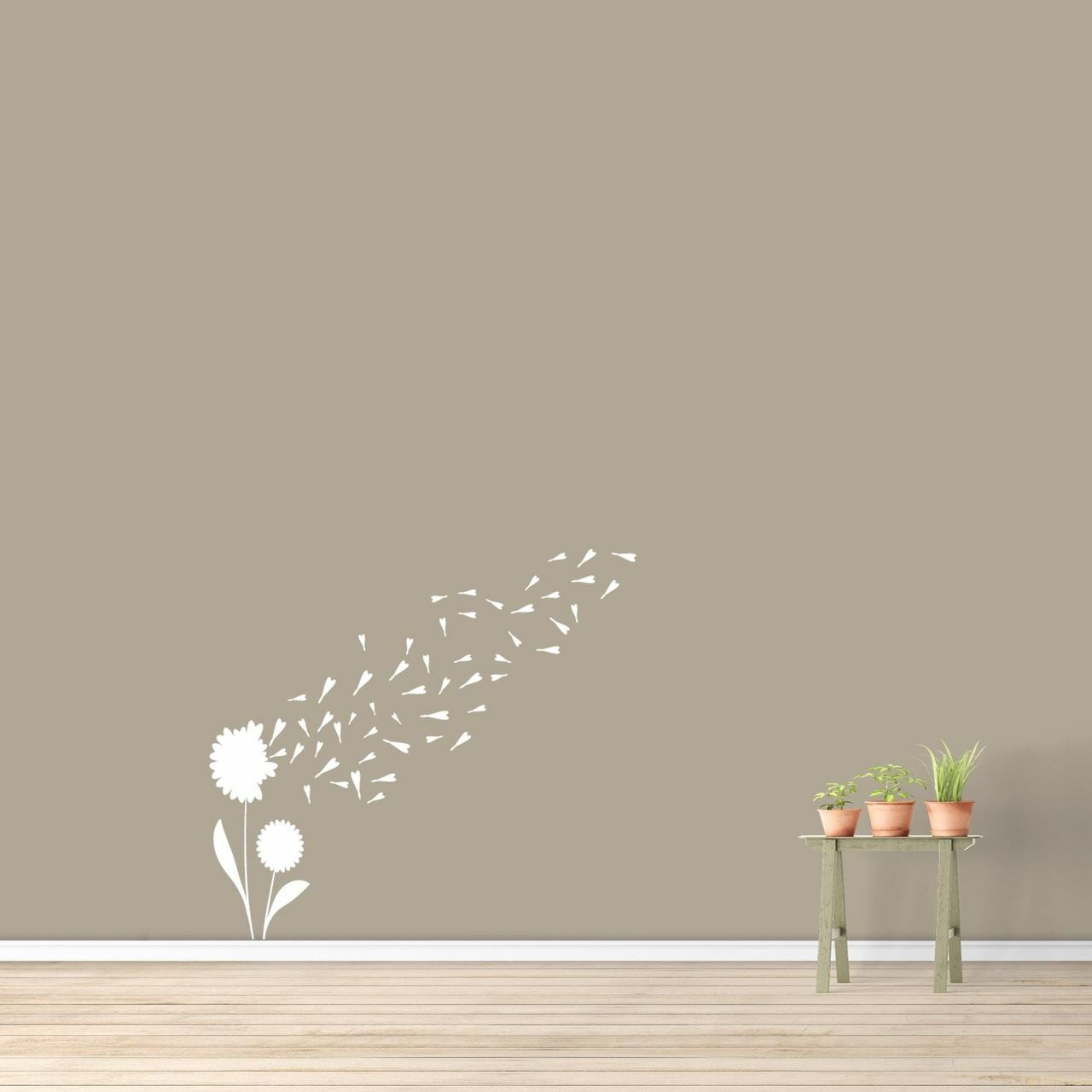 Dandelions Wall Decal – Flowers, Spring, Summer, Wall Accent, Wall Art, Decor