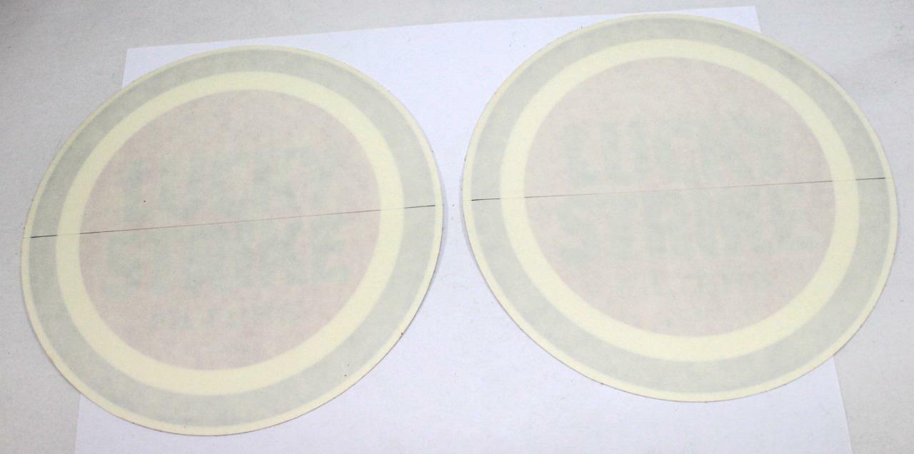 Lot of 2 – 1999 Lucky Strike Store Window Stickers ~ Double Sided ~ 6"