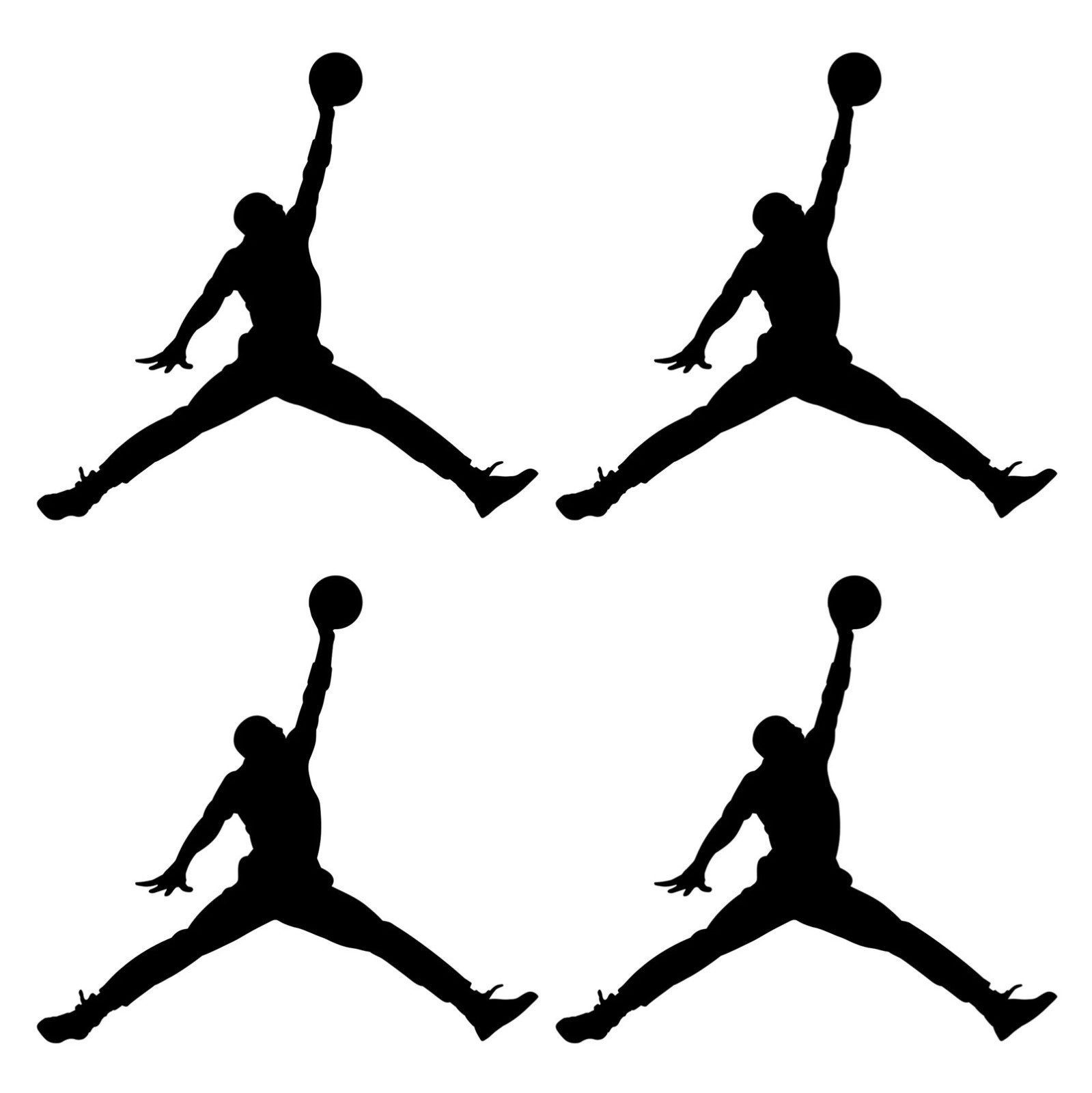 Michael Jordan Decal Jumpman Sticker Basketball Nike Laptop Wall Art – ANY SIZE