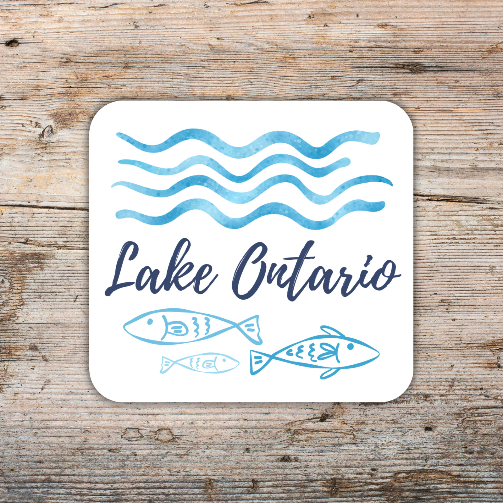 Great Lakes Stickers Set Michigan Superior Huron Erie Ontario Vinyl