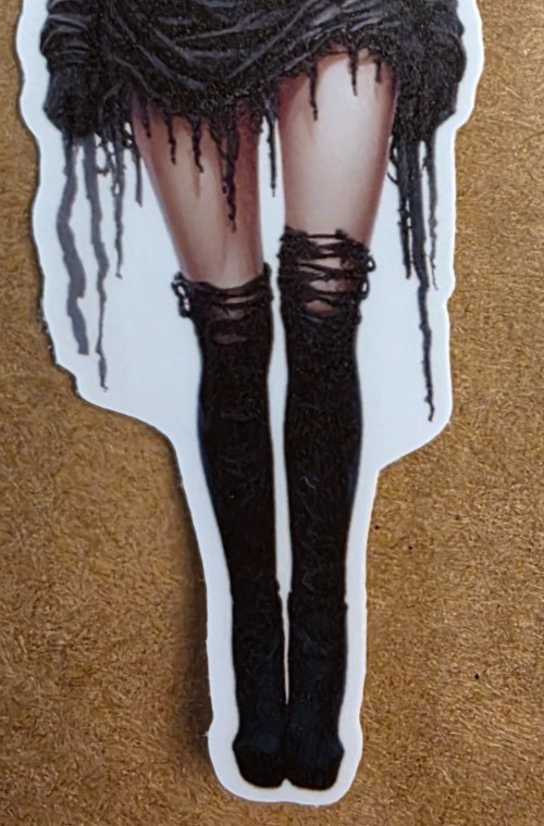Halloween Sticker Girl Witch Vampire Ghost Gothic Punk Emo Comic Anime Manga Art