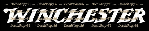 Winchester Firearms – Hunting/Outdoor Sports – Vinyl Die-Cut Peel N' Stick Decal