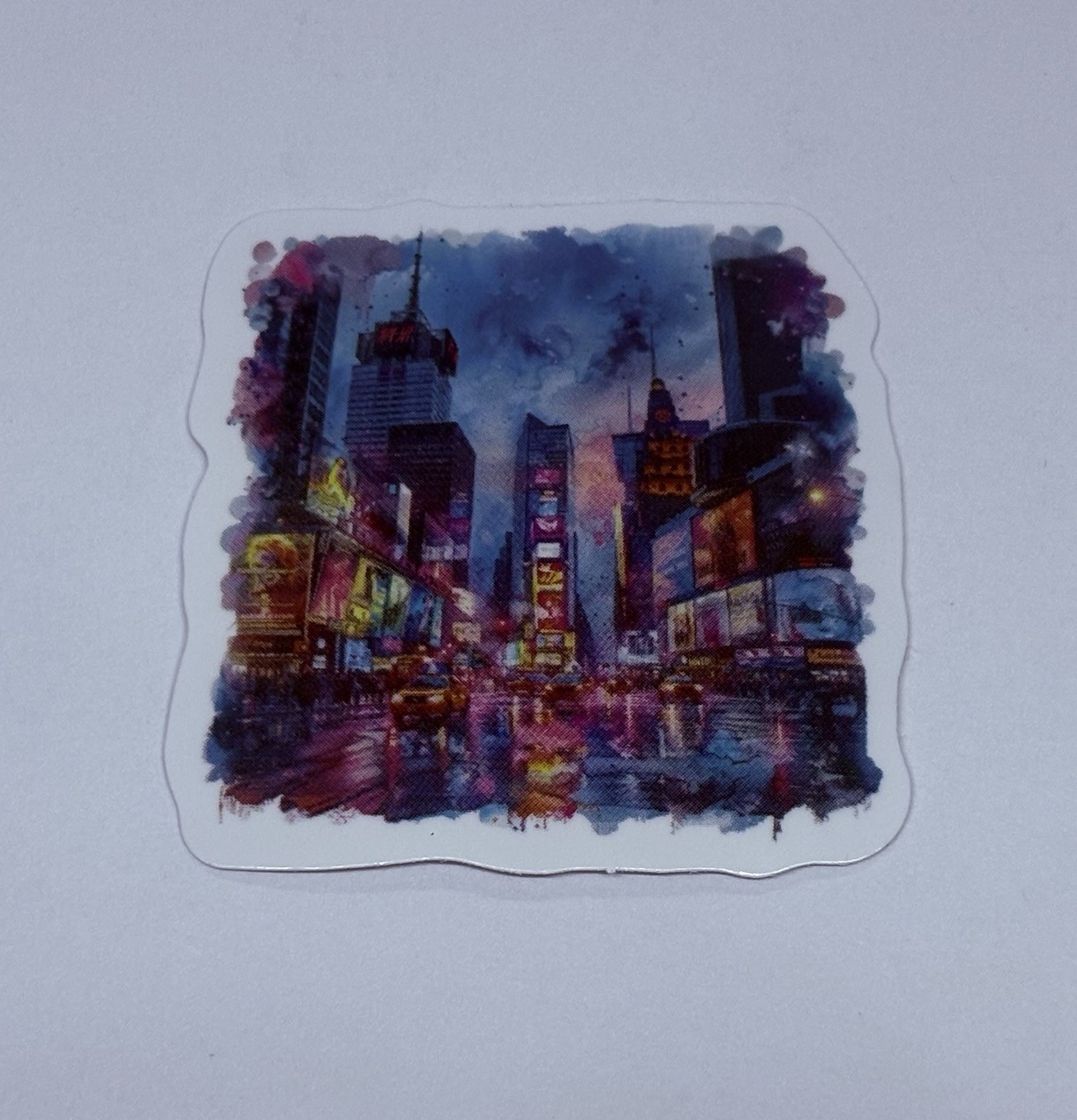 New York City Times Square Sticker Travel City Art Decal Vinyl Paint Style Tc9