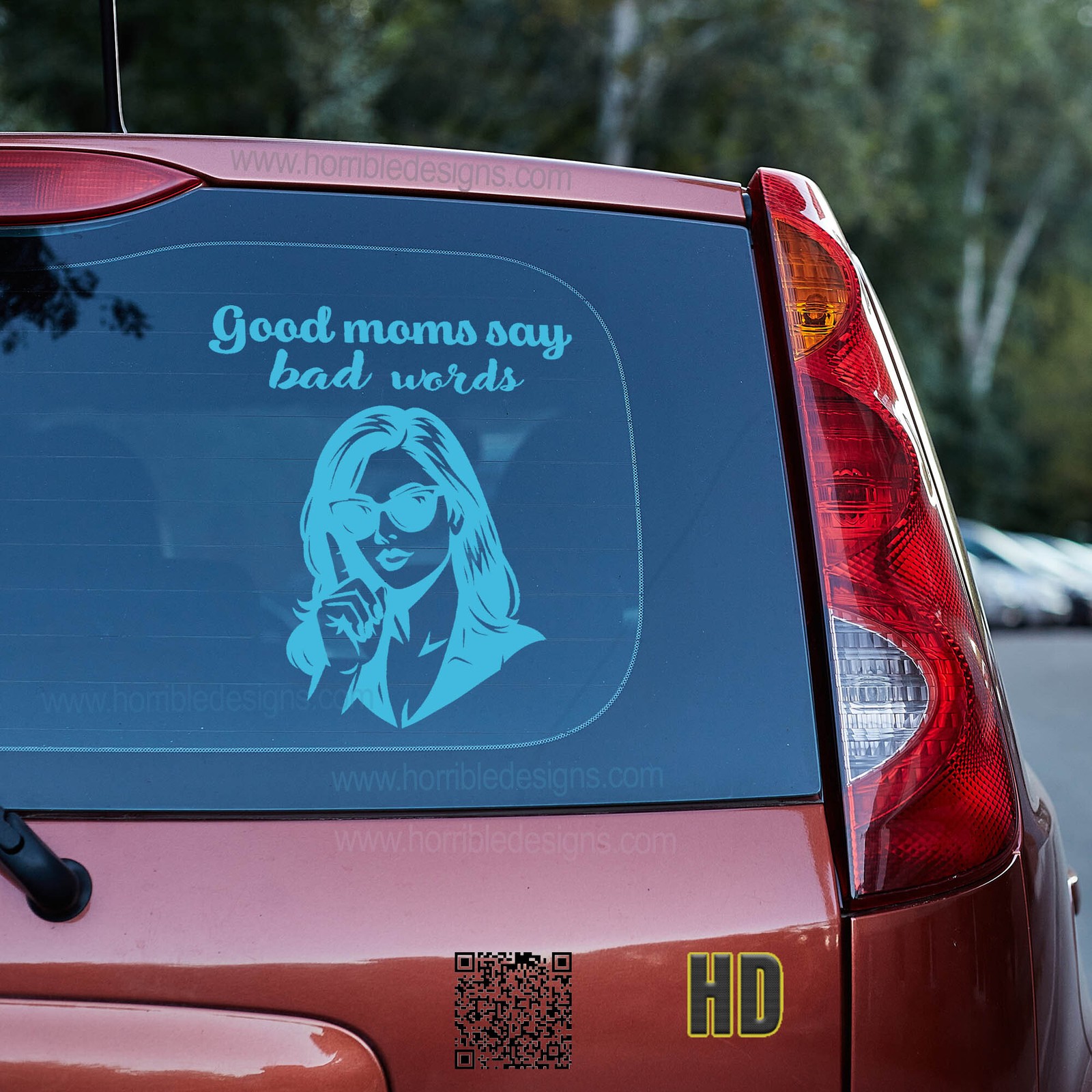 Good moms say bad words Vinyl decal