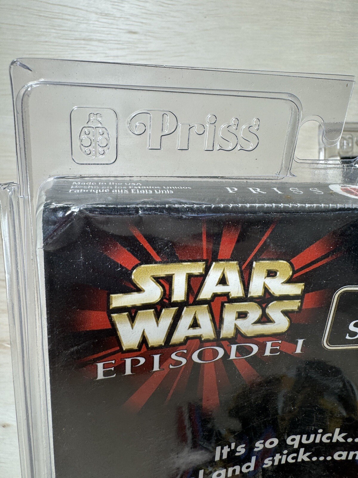 STAR WARS EPISODE 1 TPM JUMBO STICK-UPS 25 WALL STICKERS LOT OF 3 USA NOS 1999