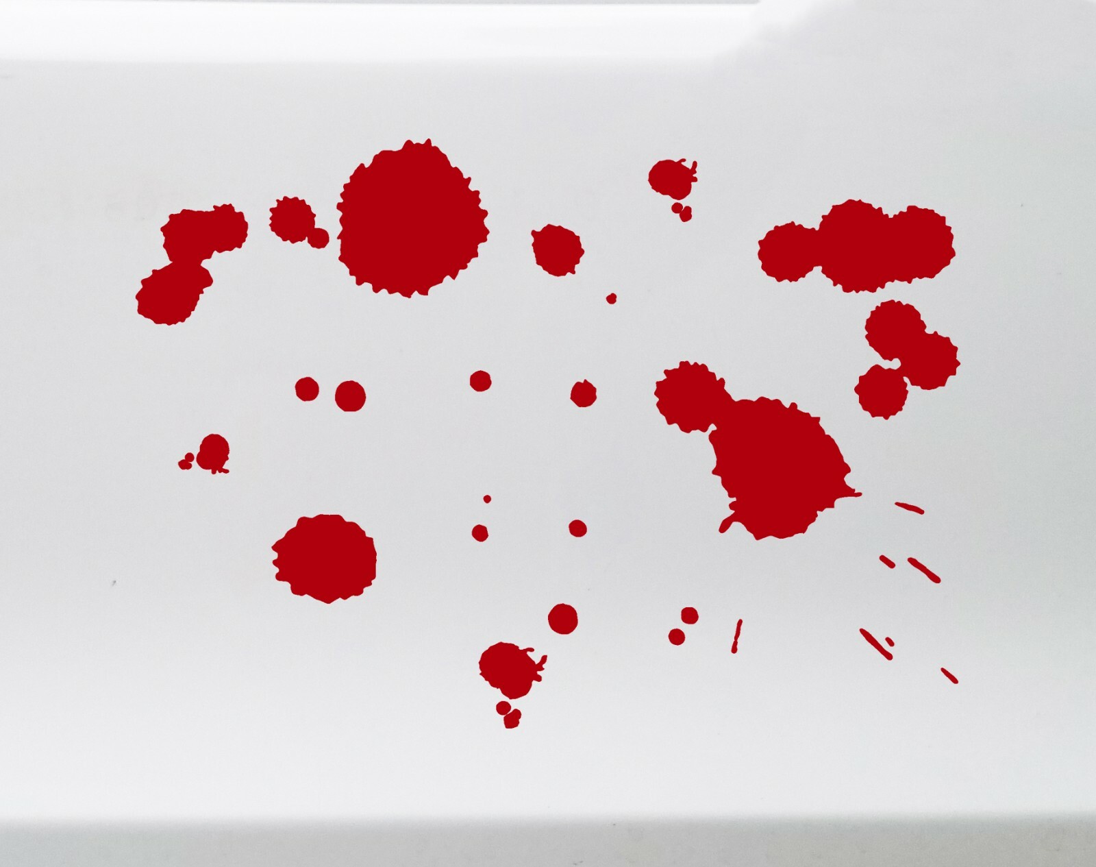 Blood Splatter Vinyl Decal – Alien Goo Paint Spill Car Graphics Die Cut Sticker