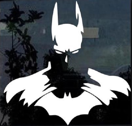 Diecut Vinyl DARK KNIGHT SILHOUETTE Batman Car Truck Decal Sticker Laptop Comic