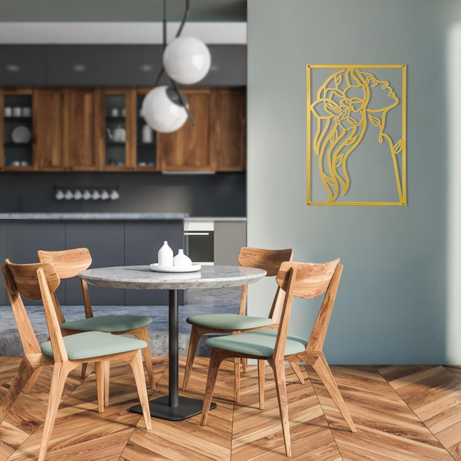 Sophisticated Gold Wall Art Set – 3-Pcs for Bedrooms, Offices & Living Rooms