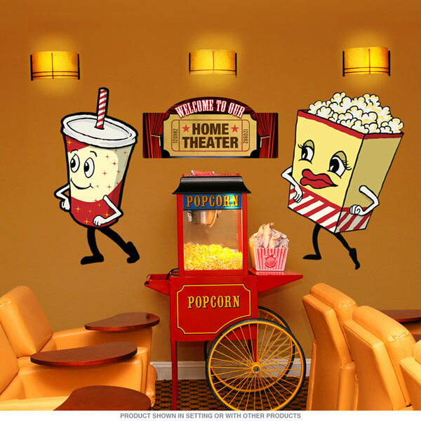 Welcome Home Theater Wall Decal – Movie – Hollywood
