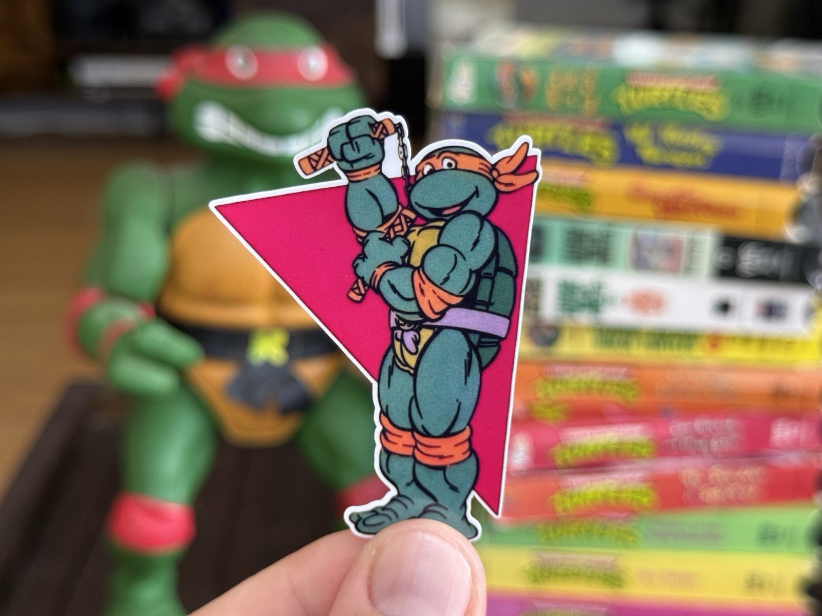 Retro TMNT Sticker Pack | 4 Vinyl Stickers | 80s Teenage Mutant Ninja Turtles