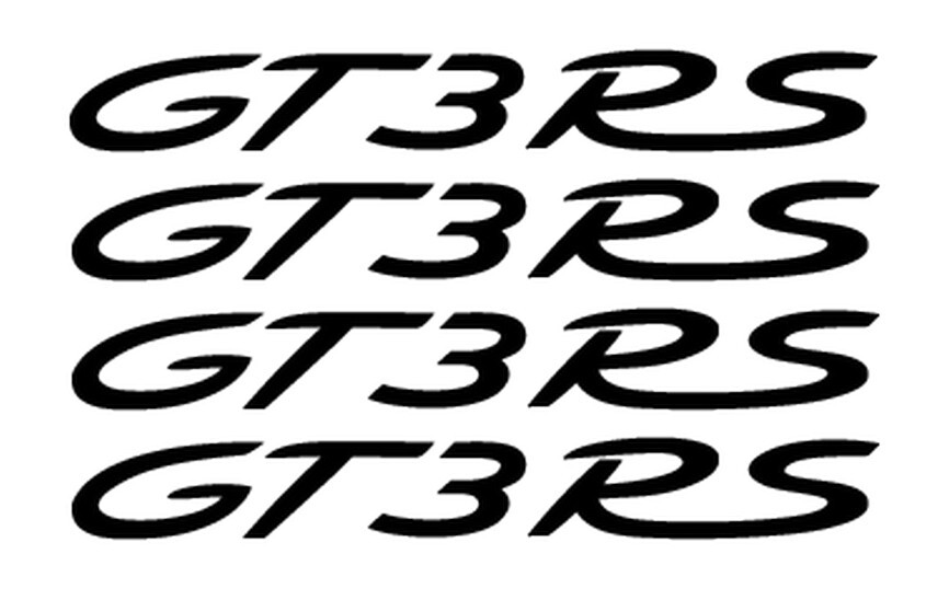 Porsche GT3 RS Decal Set – High-Quality Vinyl Stickers (Non-OEM) for 911 GT3 RS