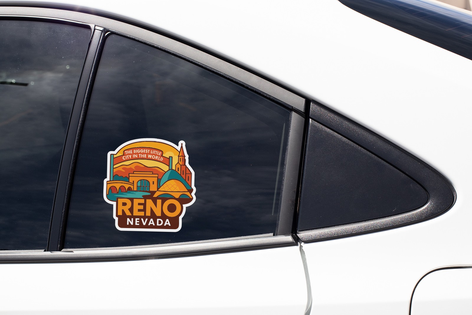 Reno Nevada Sticker Decal Vinyl Die-Cut City Skyline Landmark Design