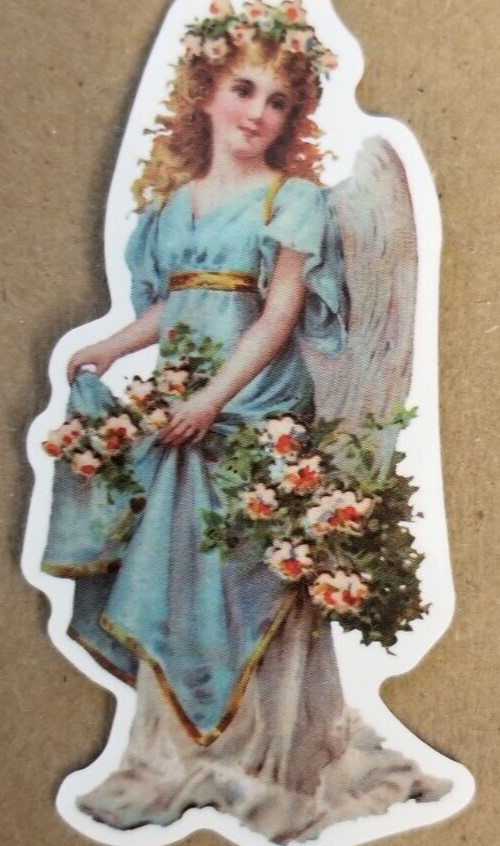 Guardian Angel Sticker Flower Garden God Catholic Christian Spiritual Religious