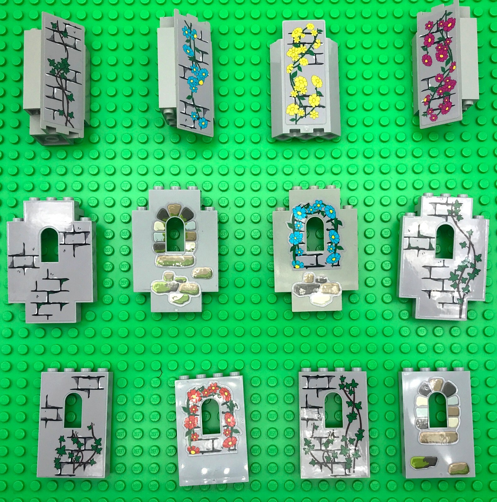 Custom Castle Stickers for Parts 4444, 2345, 6080 + More (Lego Compatible)