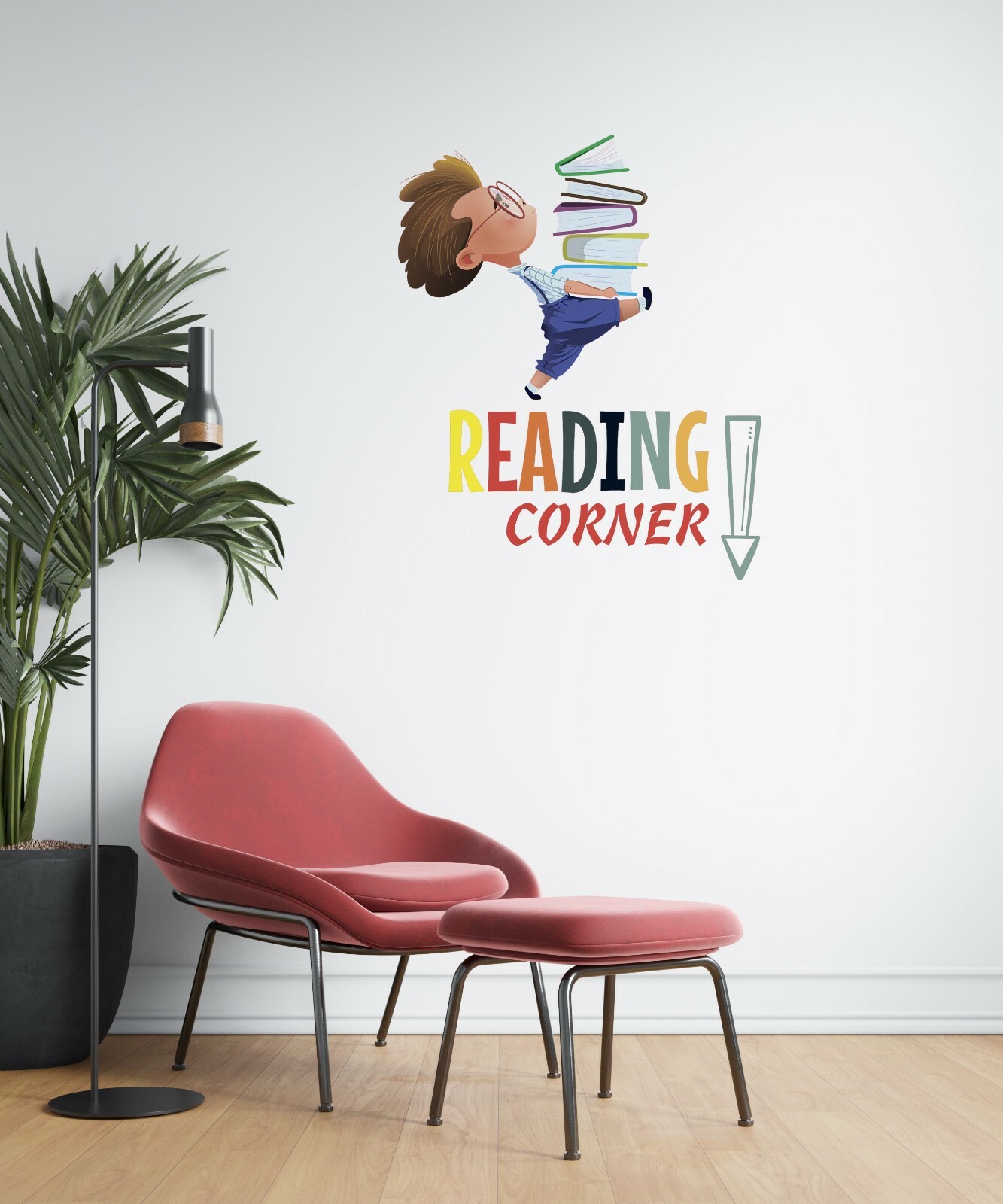 Vinyl Kids Bedroom Living Room Reading Corner Quotes Decor Home Wall Decal 20×24
