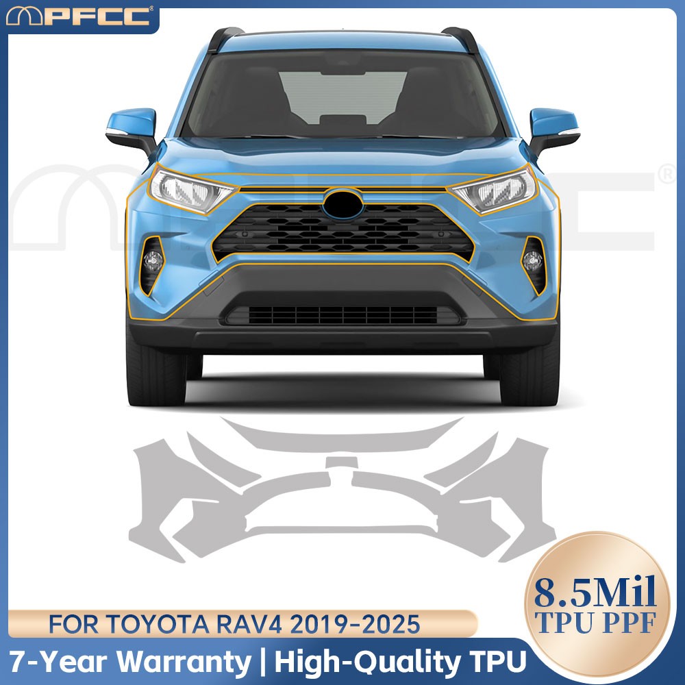 For Toyota RAV4 2019-2024 Full Car TPU Clear PPF Precut Paint Protection Film
