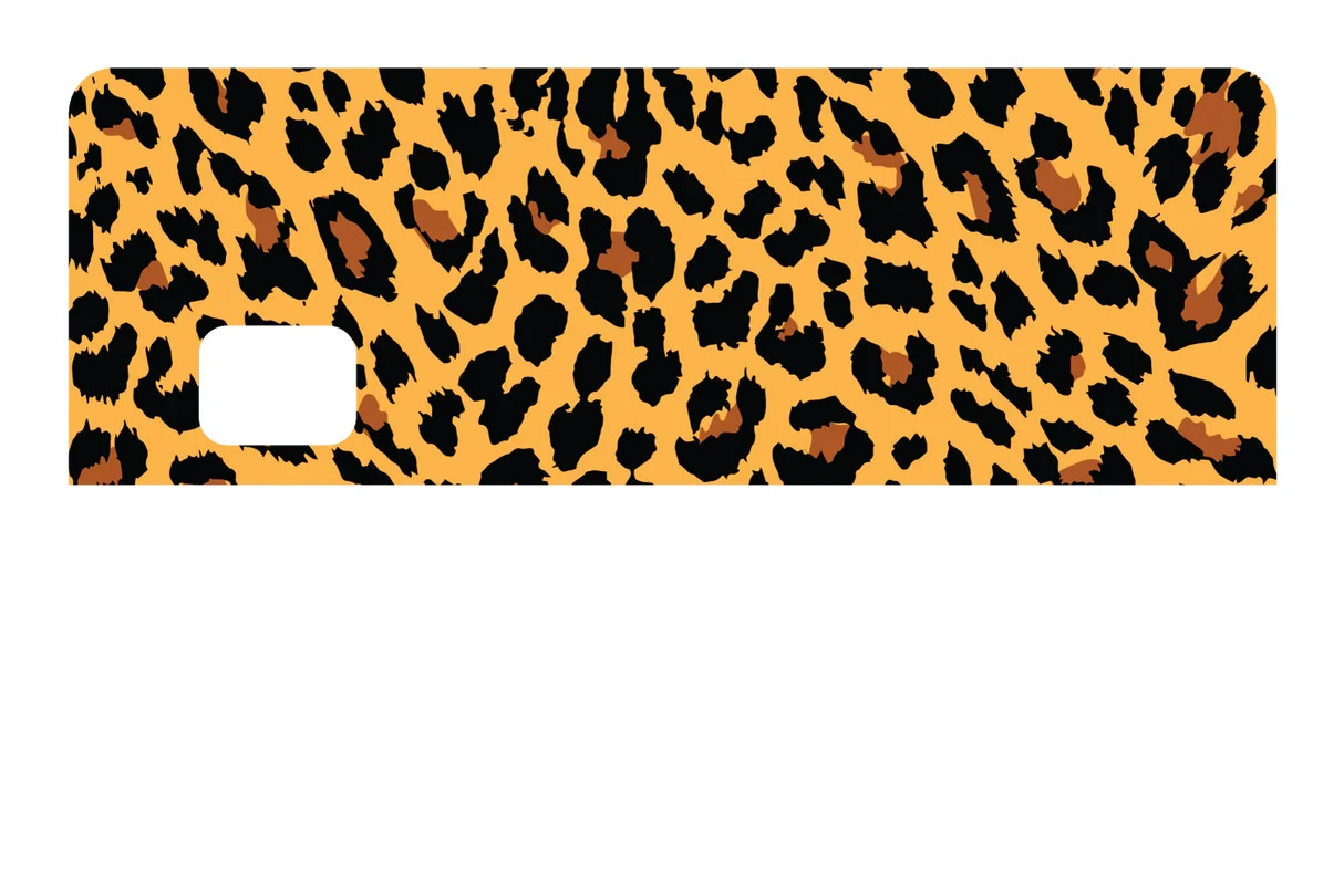 Cheetah Print Exotic Animal Print Card Skin 4 Pack Wild Spotted Fashion Decal