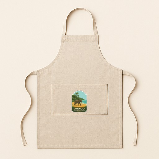 Loango Gabon Iron On Heat Transfer Vinyl HTV Die-Cut World National Parks