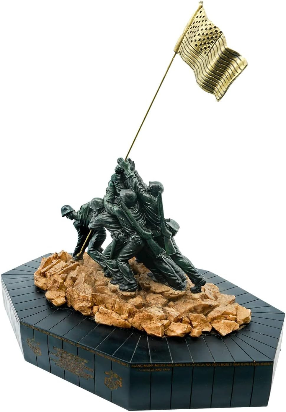 Large Marine Corps Iwo Jima Statue – Detailed, USMC WW2 War Memorial – Marine Co