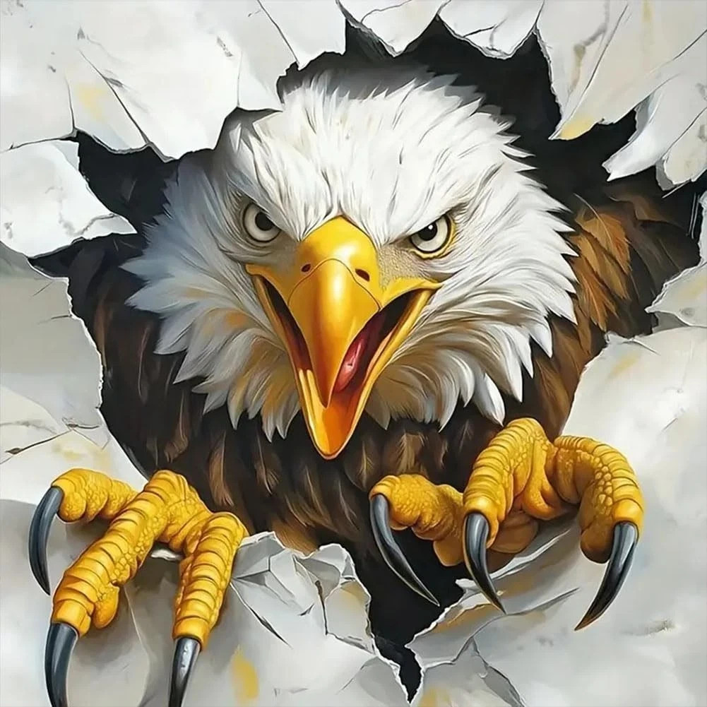 Bald Eagle Sticker Decal Laptop Wall Mirror Cup Tumblr Locker Bin