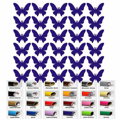 30 Butterfly Stickers Nursery Decal for DIY kids play room wall window decor
