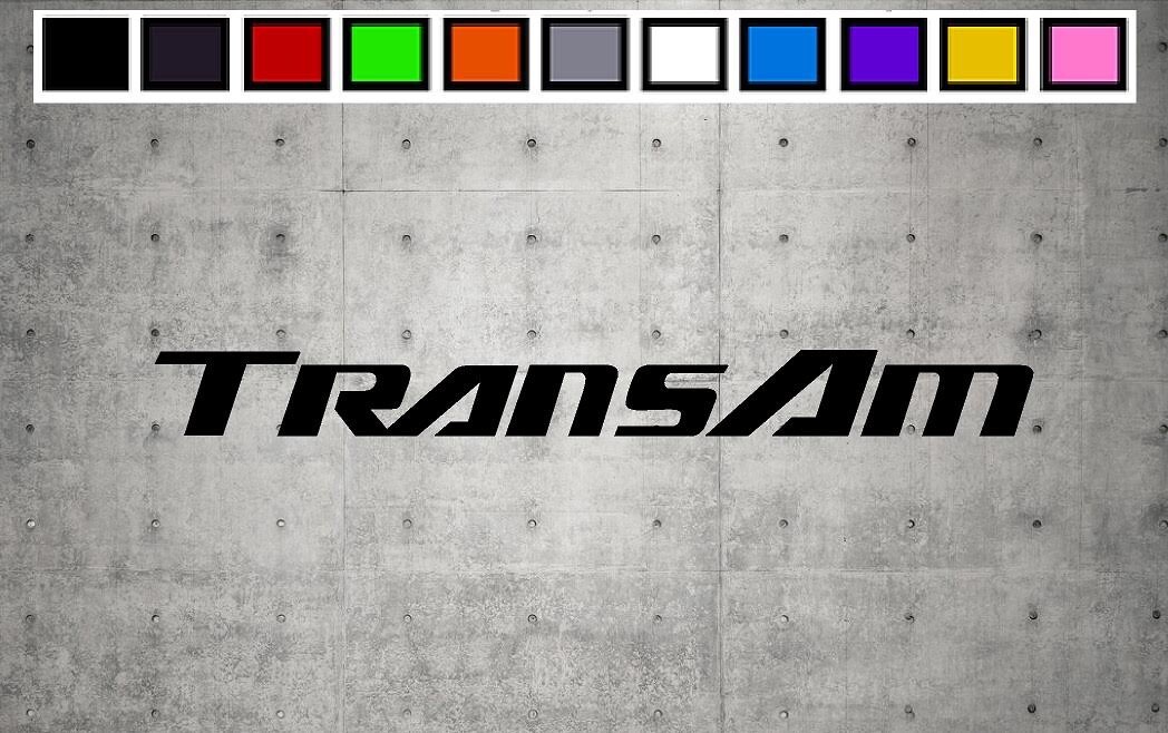TRANS AM LOGO Vinyl Decal Sticker Emblem Car Truck Window 4" 6" 8"