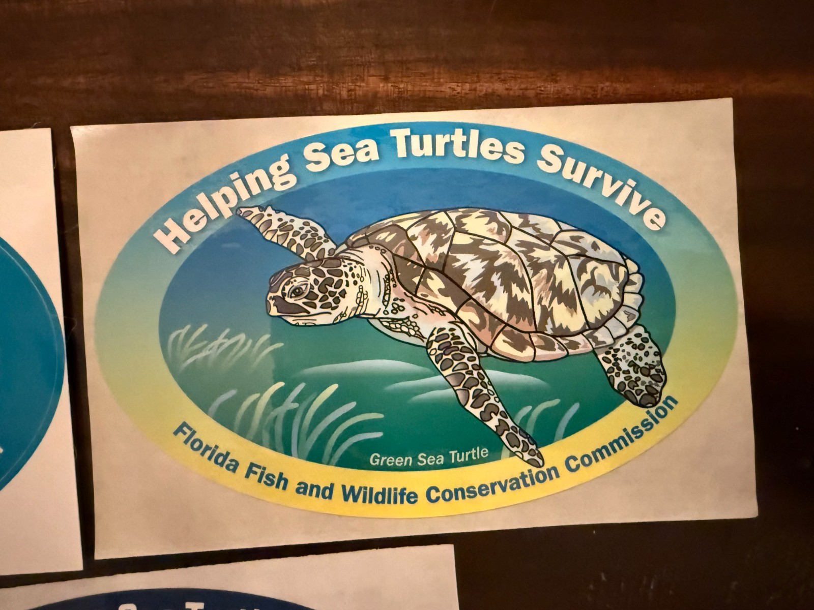 5 Turtle 5 Manatee~10 Decals Florida Fish & Wildlife Conservation Commission