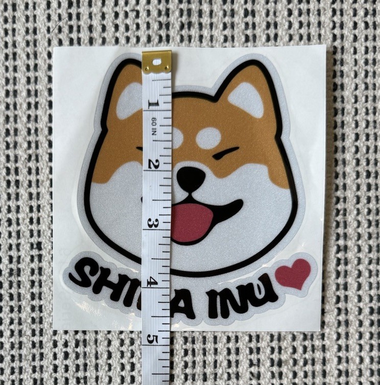 NEW 1Pcs Shiba Inu Cute Pet Dog Animal Decal Sticker Decor Car Laptop Window